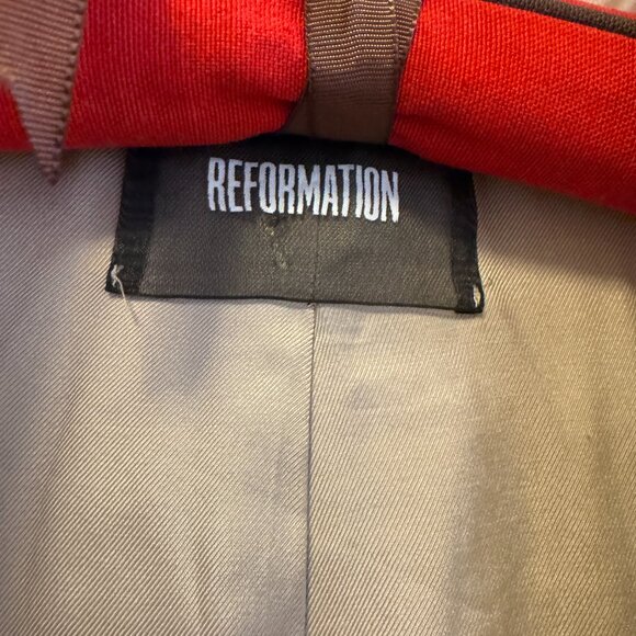 Reformation White Linen Blazer - Picture 4 of 6